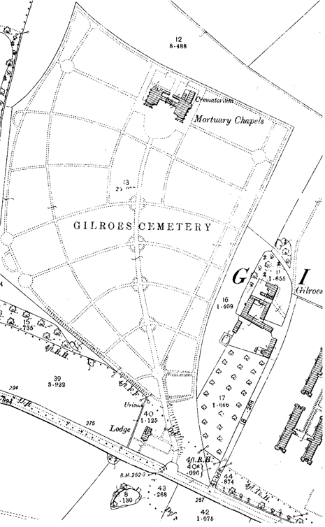 Gilroes cemetery 1915